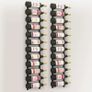 Wall Mounted Wine Racks for 12 Bottles 2 pcs Black Iron Image 3