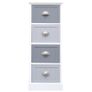 Side Cabinet 35x30x90 cm Paulownia Wood Image 2