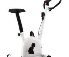 Exercise Bike with Belt Resistance White