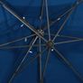 Cantilever Umbrella with Double Top Azure Blue 250x250 cm Image 2