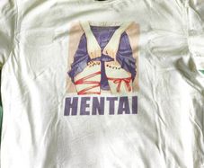 Hentai T-Shirt Custom Print Spreadshirt L Size 100% Cotton Anime Manga Japan