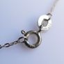 Vintage Sterling Silver 925 Half Moon and Star Necklace Pendant length 18" - 2,7g Image 6