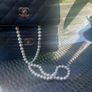 80cm freshwater pearl necklace, magnet clasp, D18 free reg post Image 5