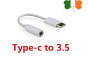 USB Type C to Audio 3.5 Jack AUX Adapter