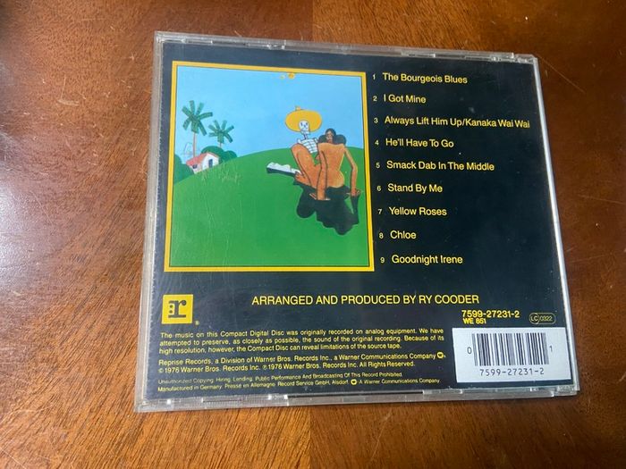 Ry Cooder Chicken Skin Music CD