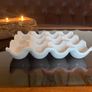 White Ceramic Egg Tray Kitchen Counter Storage Image 5