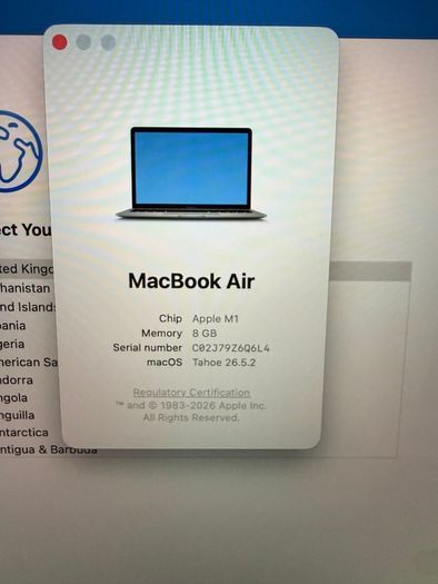 MacBook Air M1 Chip 13 inch
