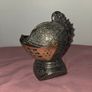 Vintage Japanese made Metal Knight Head Table Lighter Image 8