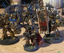 Warhammer 40k Grey Knights Castellan Crowe & other characters