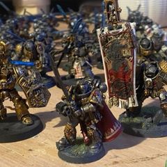 Warhammer 40k Grey Knights Castellan Crowe & other characters
