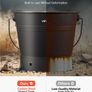 Fireplace Ash Bucket Set 9.8L with Lid Image 3
