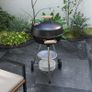 Kettle Charcoal Grill, Portable Round BBQ Smoker with Lid and Damper, Outdoor Garden Party Barbecue Image 2