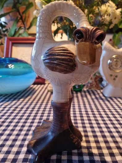 Funny Pottery Figure of a Duck