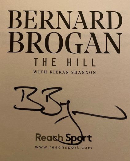Bernard Brogan - The Hill - Signed / Autographed - Dublin GAA