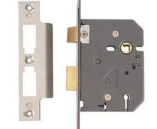 Yale 5 Lever Polished Chrome Mortice Sashlock 76mm Case - 57mm Backset