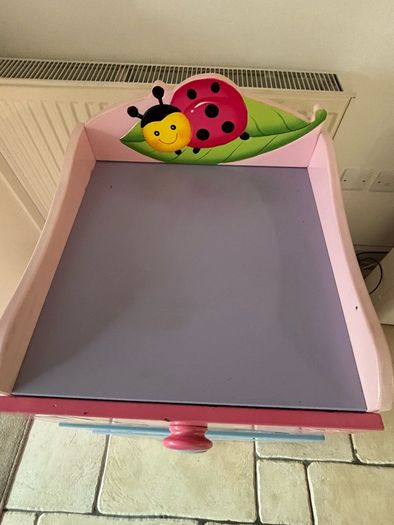 Teamson Kids hand painted set of childrens 4 drawers