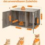 Cat Litter Box Cabinet Furniture Image 6