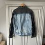 Levi's Black and Blue Denim Jacket Men's Large Image 3