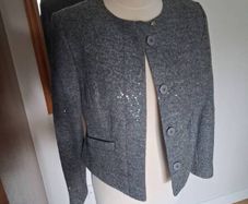 Stunning Dressy Sparkly Blazer Jacket New Size 10P