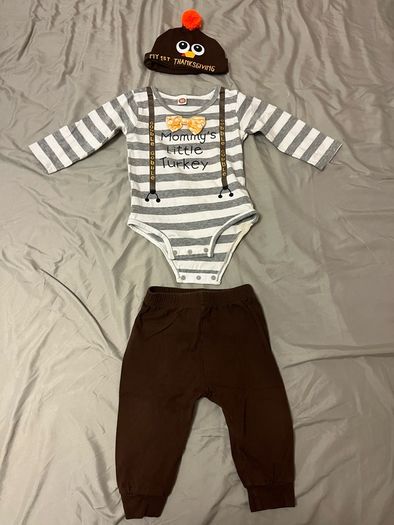 Baby 9-12mo Thanksgiving outfit