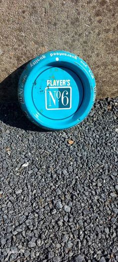 Players No 6 ,rare metal ashtray ,some wear and surface rust, sold as seen ,see pictures for condition, free shipping within Ireland thank you