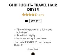 GHD Travel Dryer