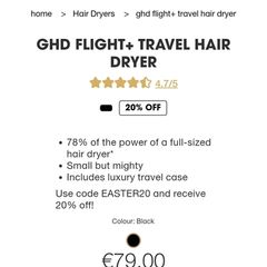 GHD Travel Dryer