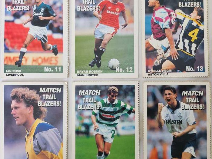 '92 FA Cup Match Trail Blazers cards
