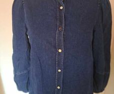 BNWT Other Stories Paris Atelier organic cotton denim shirt size 6 EU34 Postage included