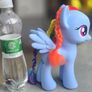 8 inch Rainbow Dash Styling Large braided Hair Brushable 2013 HTF MLP G4 My Little Pony Image 2