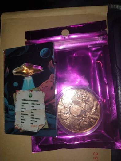 1.1000th of gold space ship plus copper round swaps for whiskey stuff