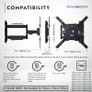 TV Wall Bracket Mount 24-60 Inch Tilting Swivel Extend Arm VESA 400x400 Image 6