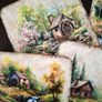 Set of 6 Wooden Coasters in a Box Image 3