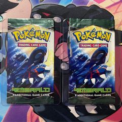 Pokemon EX Emerald Empty Opened Vintage Booster Pack