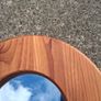 Mid Century Scandinavian Solid Hardwood Mirror Image 5