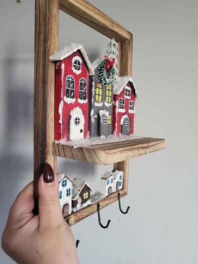 Wooden key holder