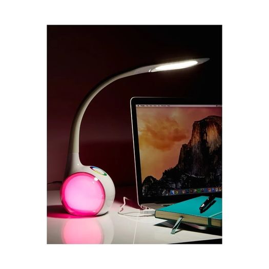 Dimmable LED Desk Lamp With rgb Colour Changing Base USB POWERED