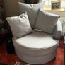 Luxury couch with swivel chair Image 2