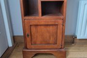 Wooden telephone table with drawer and cupboard