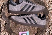 Classic Adidas Gazelle Grey Suede Black