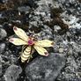 Antique Russian Art Nouveau Bee Brooch/Pendant Image 3