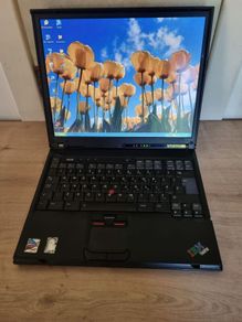 Vintage ThinkPad T42 Laptop Pentium M 1.7Ghz 1GB RAM 40GB HDD