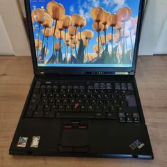 Vintage ThinkPad T42 Laptop Pentium M 1.7Ghz 1GB RAM 40GB HDD