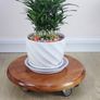 wooden plant caddy Image 5