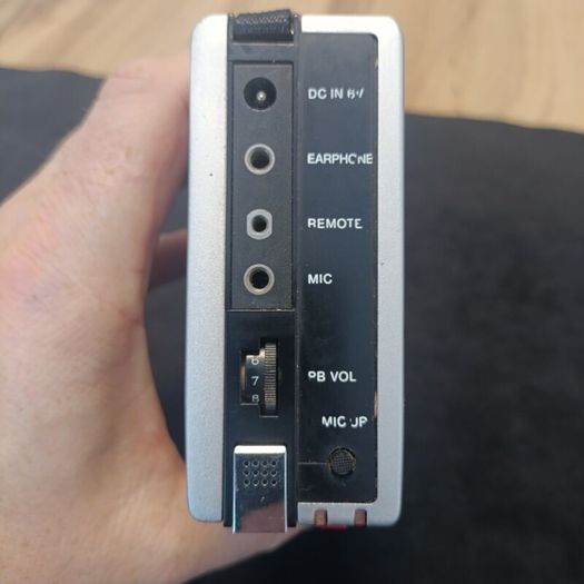 Sony TCM-111 Cassette-Corder  Silver/Metal 1979