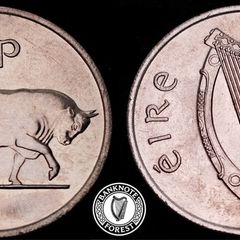 Ireland - 1974 - 5 Pence - Bull - UNC+ - KM.22 - [2400]
