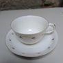 Purple flower teacup and saucer Image 6