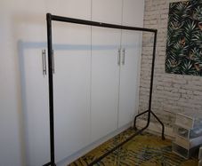 Industrial clothes rail