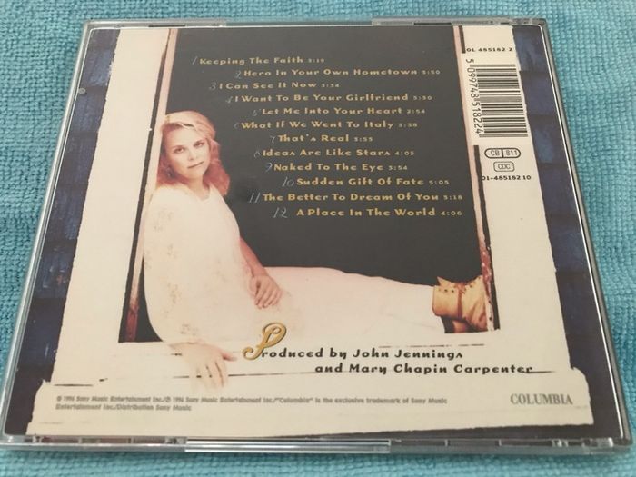 Mary Chapin Carpenter  -  A Place In The World    CD