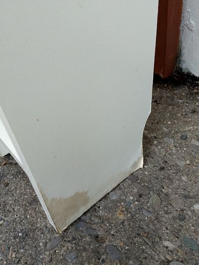 Tall white unit